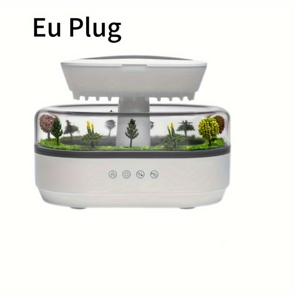 Ультразвуковой диффузор для ароматерапии с цветными подсветками и режимами распыления