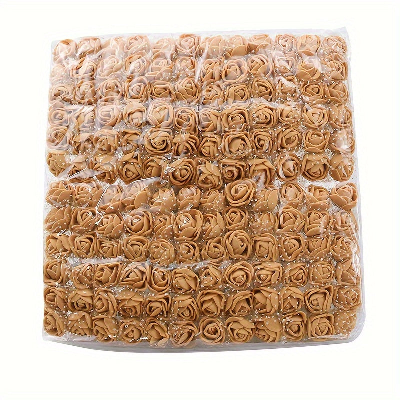 Mini Foam Roses 2cm for DIY Wedding Bouquets Scrapbooking Home Decor