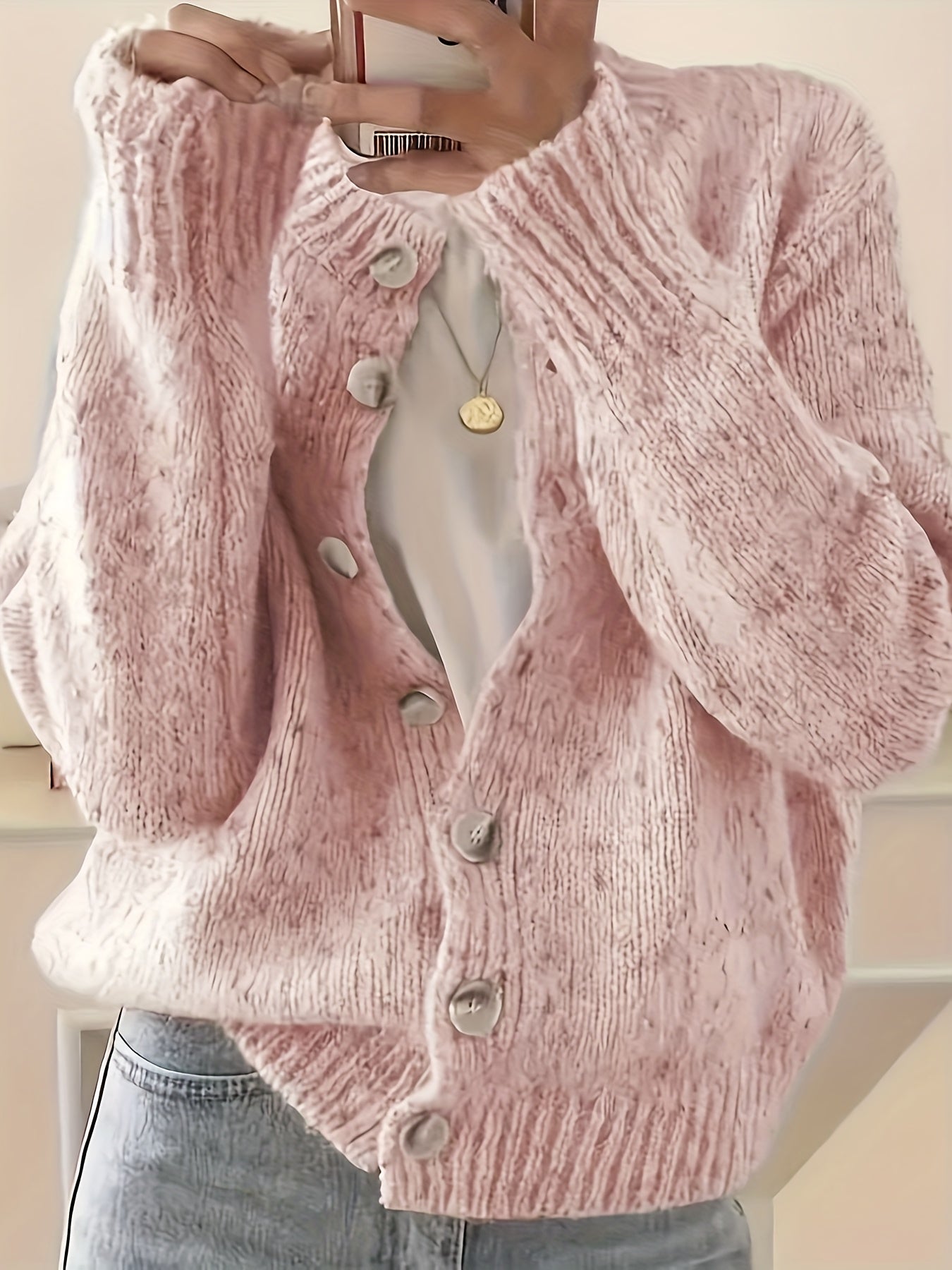 Plus Size Womens Camouflage Cardigan Lightweight Long Sleeve Sweater Black Multicolor