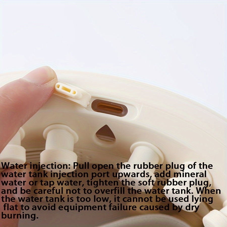 4 rejimli aqlli qayta zaryadlanadigan ko'z massajchisi, USB zaryadlash, og'riqli, quruq ko'zlar uchun portativ yengillik.