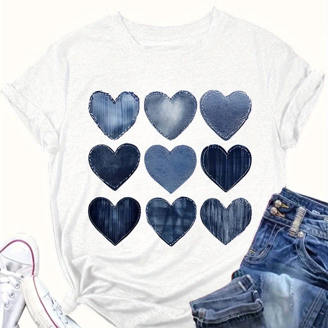 Plus Size Women's Casual Cotton T-Shirt Short Sleeve All-Season Comfortable