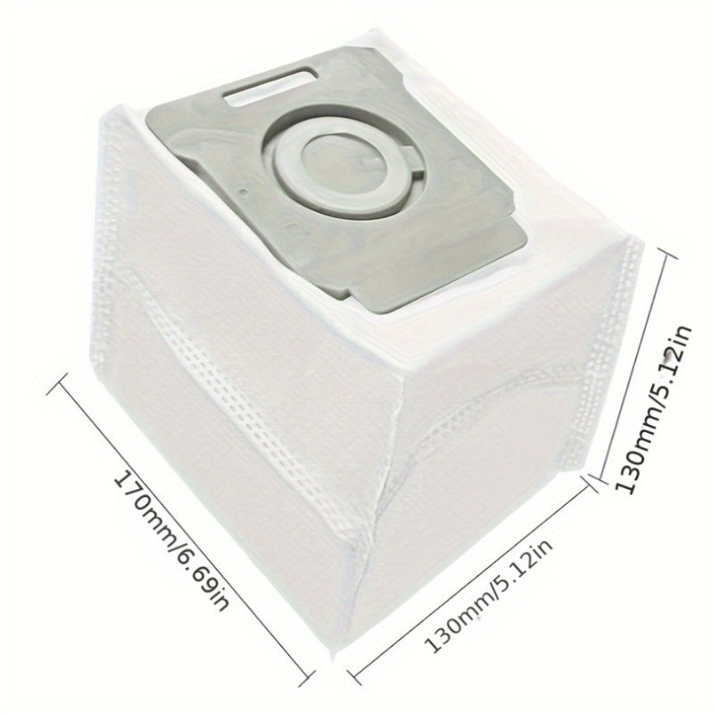 4-Pack Cloth Replacement Vacuum Bags for Pet Dander Dust Auto-Seal Collar