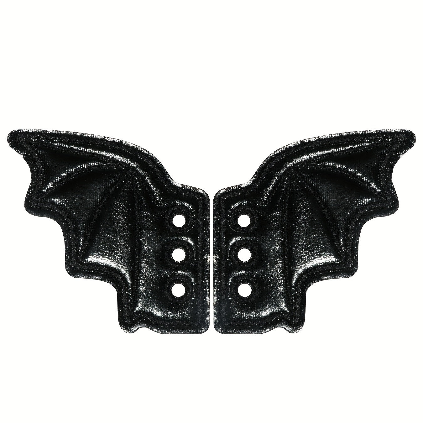 Unisex Shoe Lace Charms Bat Wing Shaped Decor for Sneakers Boots