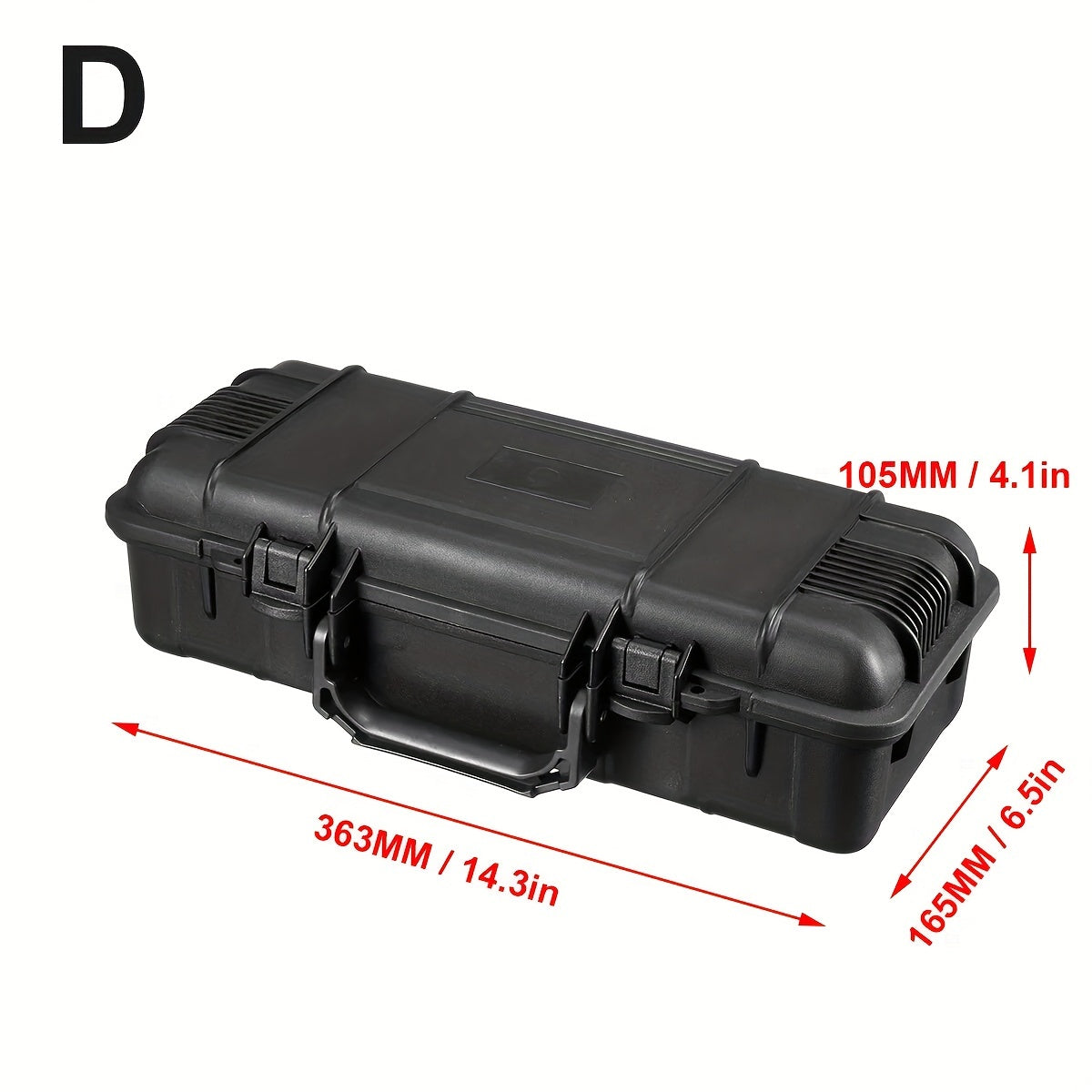 Black Hard Shell Suitcase with 6 Sizes Shockproof Wear-Resistant Travel Storage Case