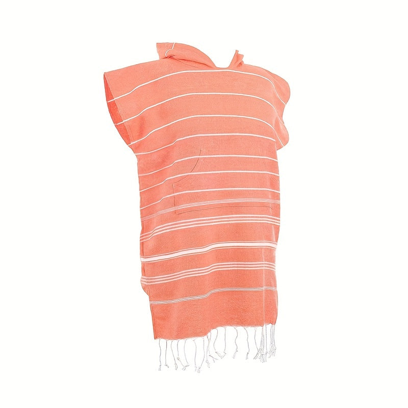 Hooded Cloak for Men and Women Multi-Functional Beach Towel Moisture-Absorbing Breathable Durable