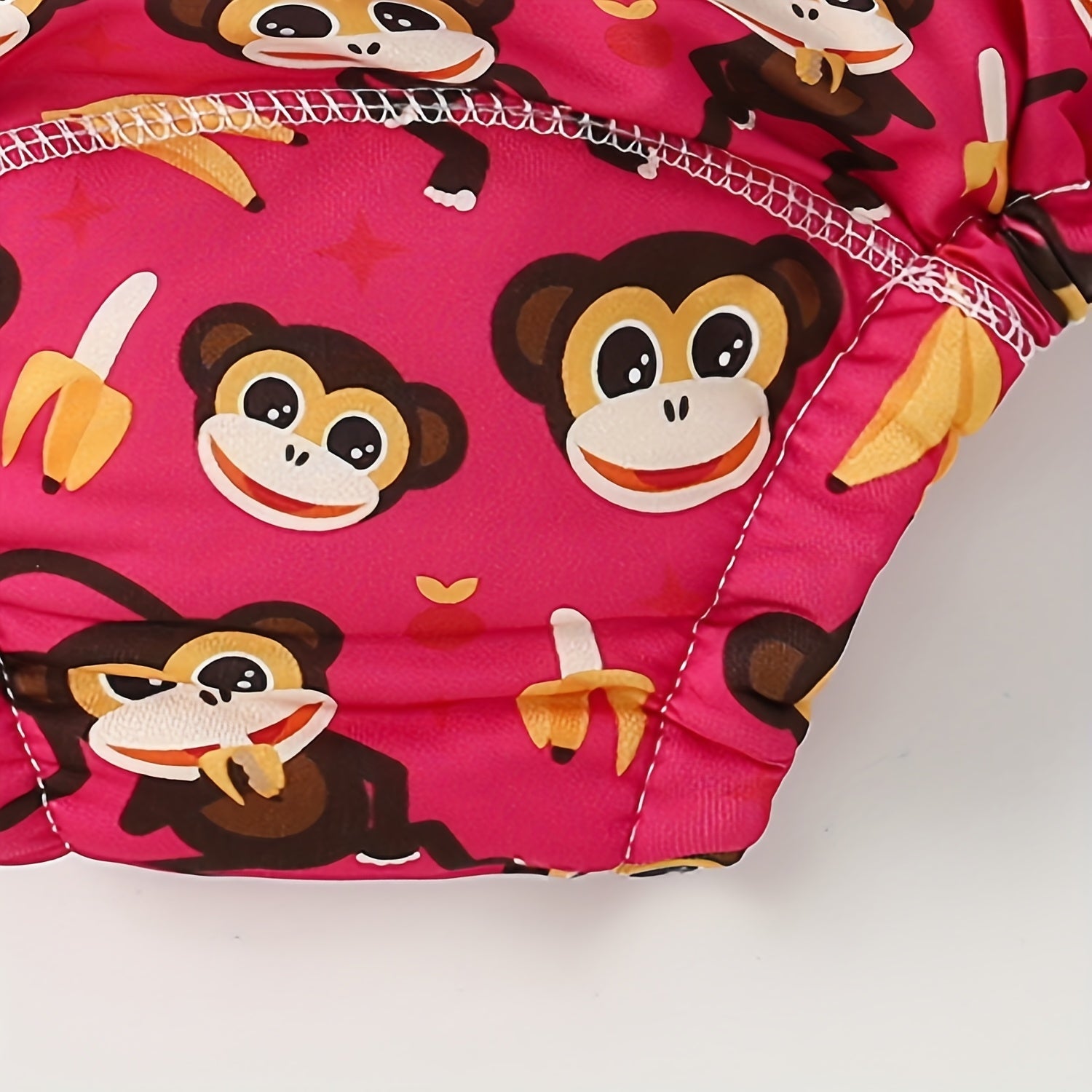 8-to'plamli qayta ishlatiladigan elastik hojatxona kiyimlari, 0-6 yoshdagi bolalar uchun, trikotaj polyester