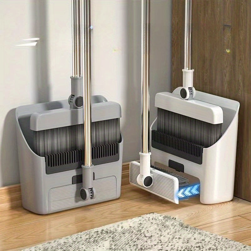 Qattiq pol uchun uzun teleskopik tutqichli burchakli supun va changyutgich to'plami