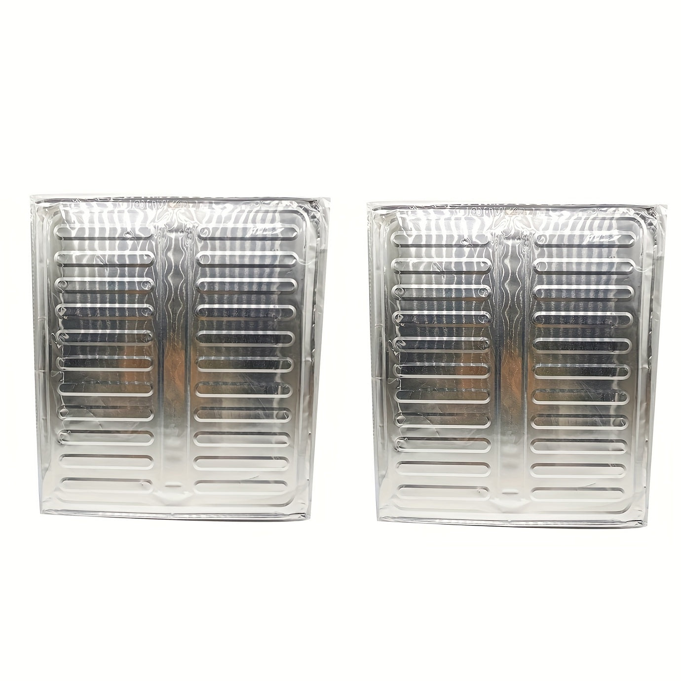 Foldable Aluminum Greaseproof Spacers Set Heat Shield, Easy to Clean, Grease Resistant