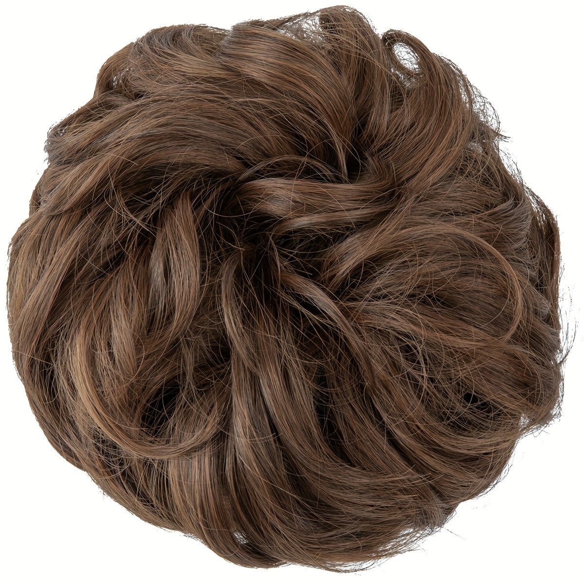 Women High-Temperature Fiber Wig with Sewn PET Hair Tie Elegant Style
