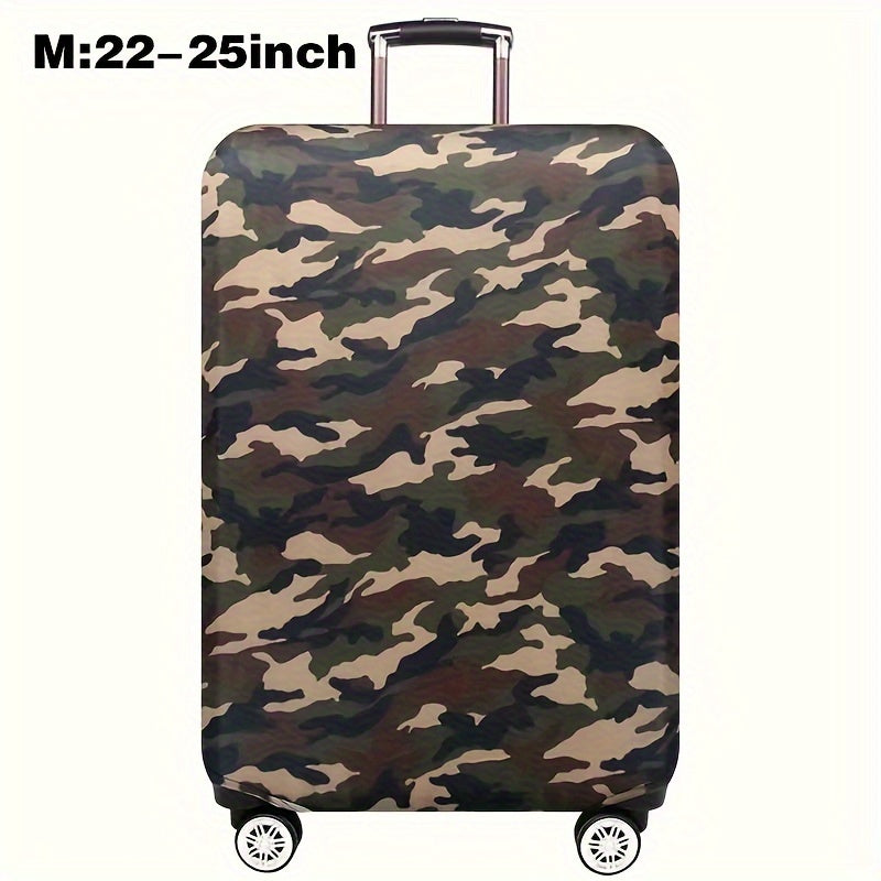 Cartoon Patterned Elastic Luggage Cover for Travel Suitcase or Duffle Case