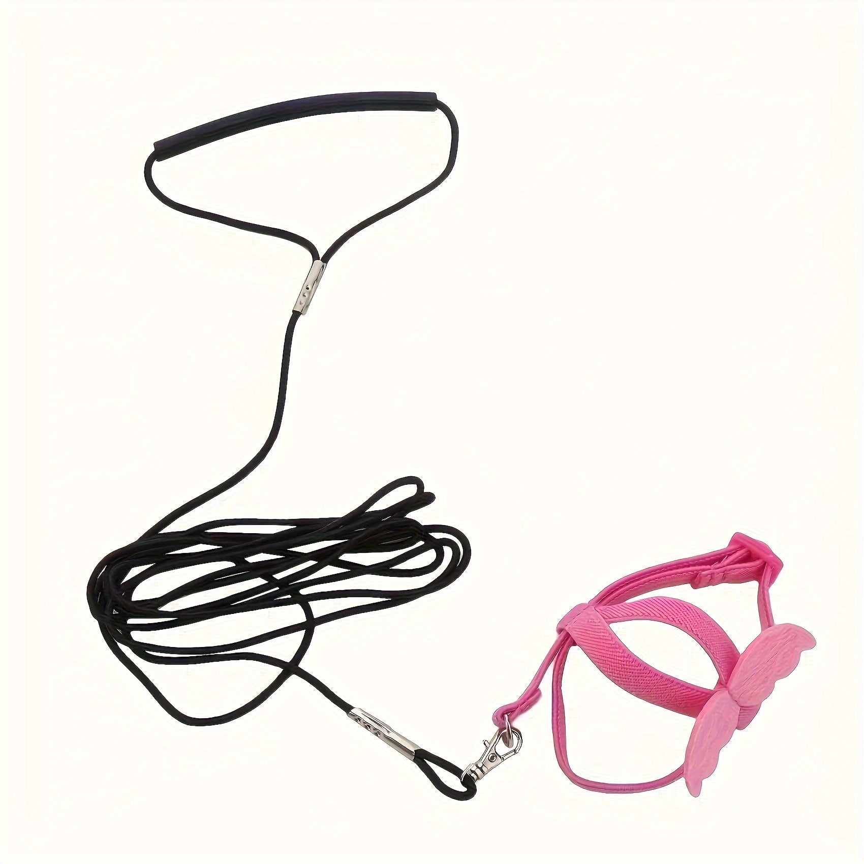 Adjustable Parrot Harness with Nylon Rope and 182.88cm Training Leash for Outdoor Flying