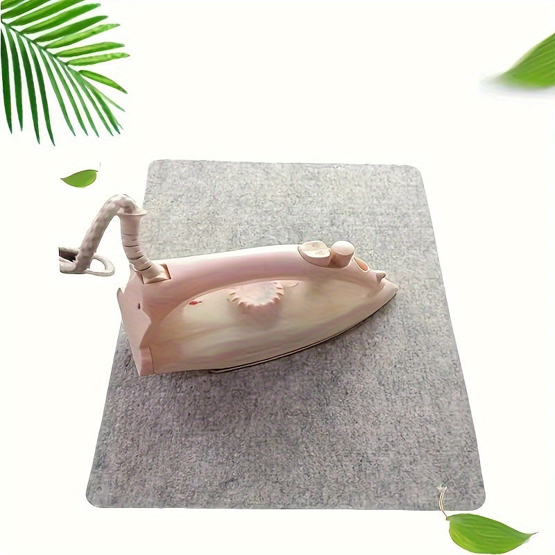 Almohadilla de fieltro resistente al calor para ropa, tapete de planchar de color sólido, material PET duradero