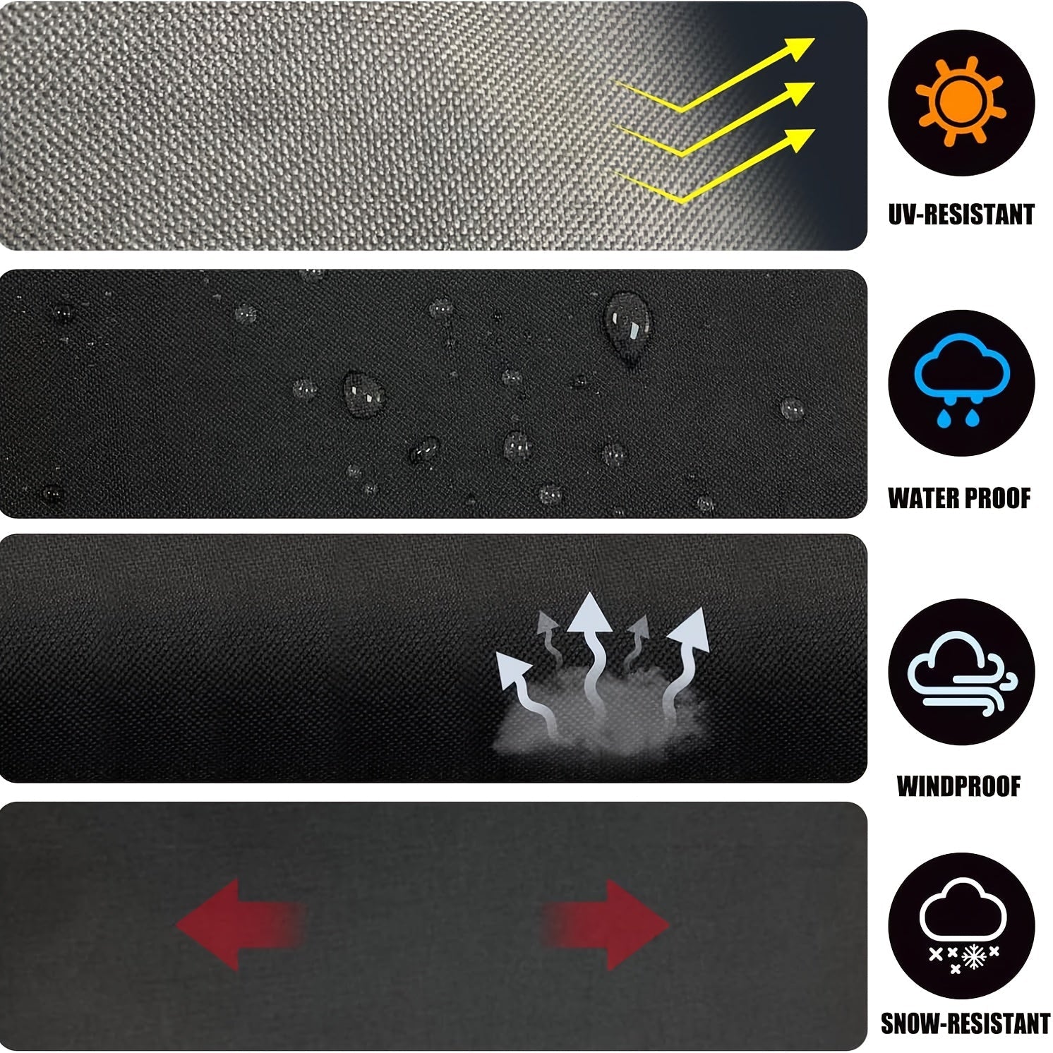 Waterproof Air Fryer Cover Dust UV Resistant Protective Oven Cover Multi-Functional Digital Accessory Black Gray