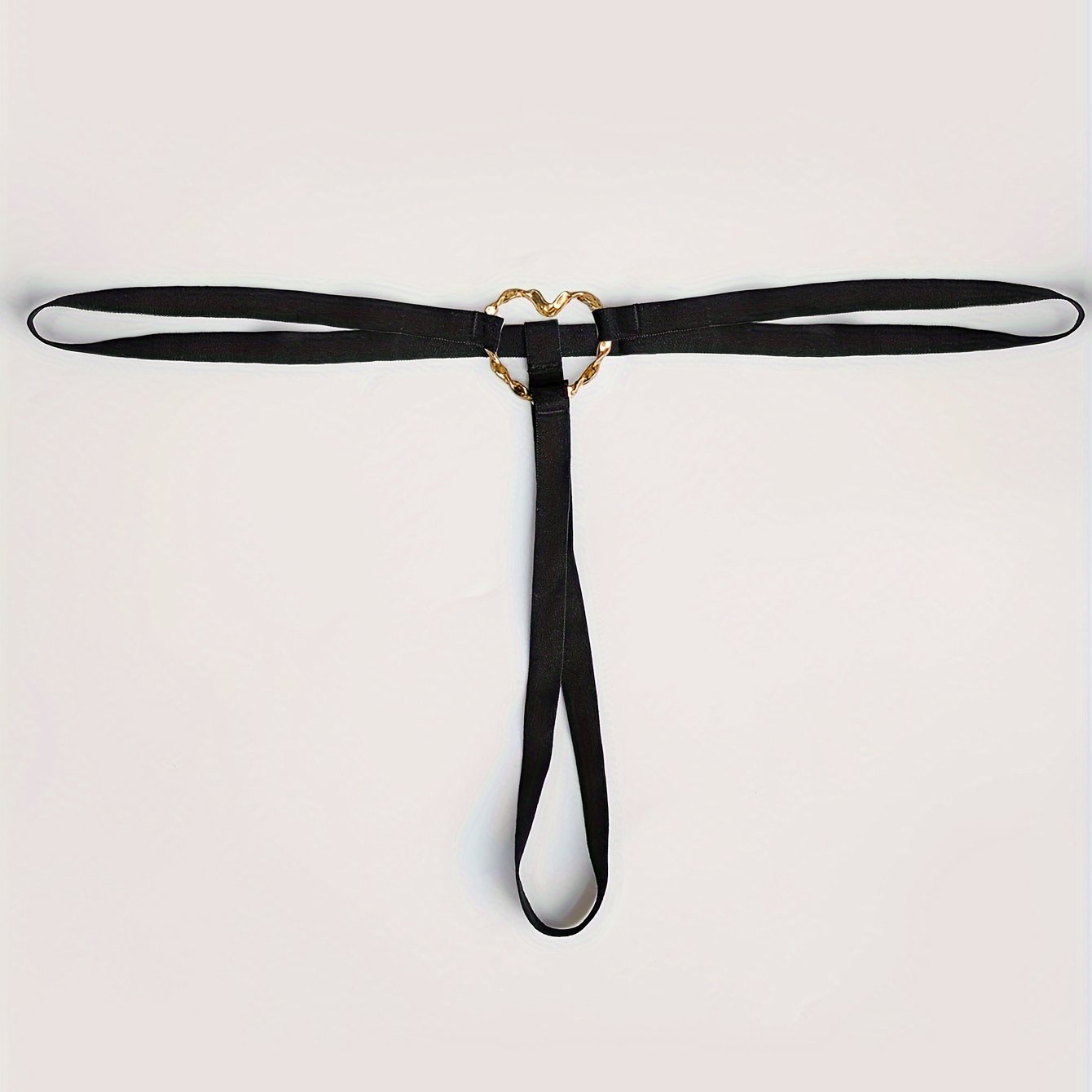 Women's Metal Ring Thong Lingerie Sexy Fashion