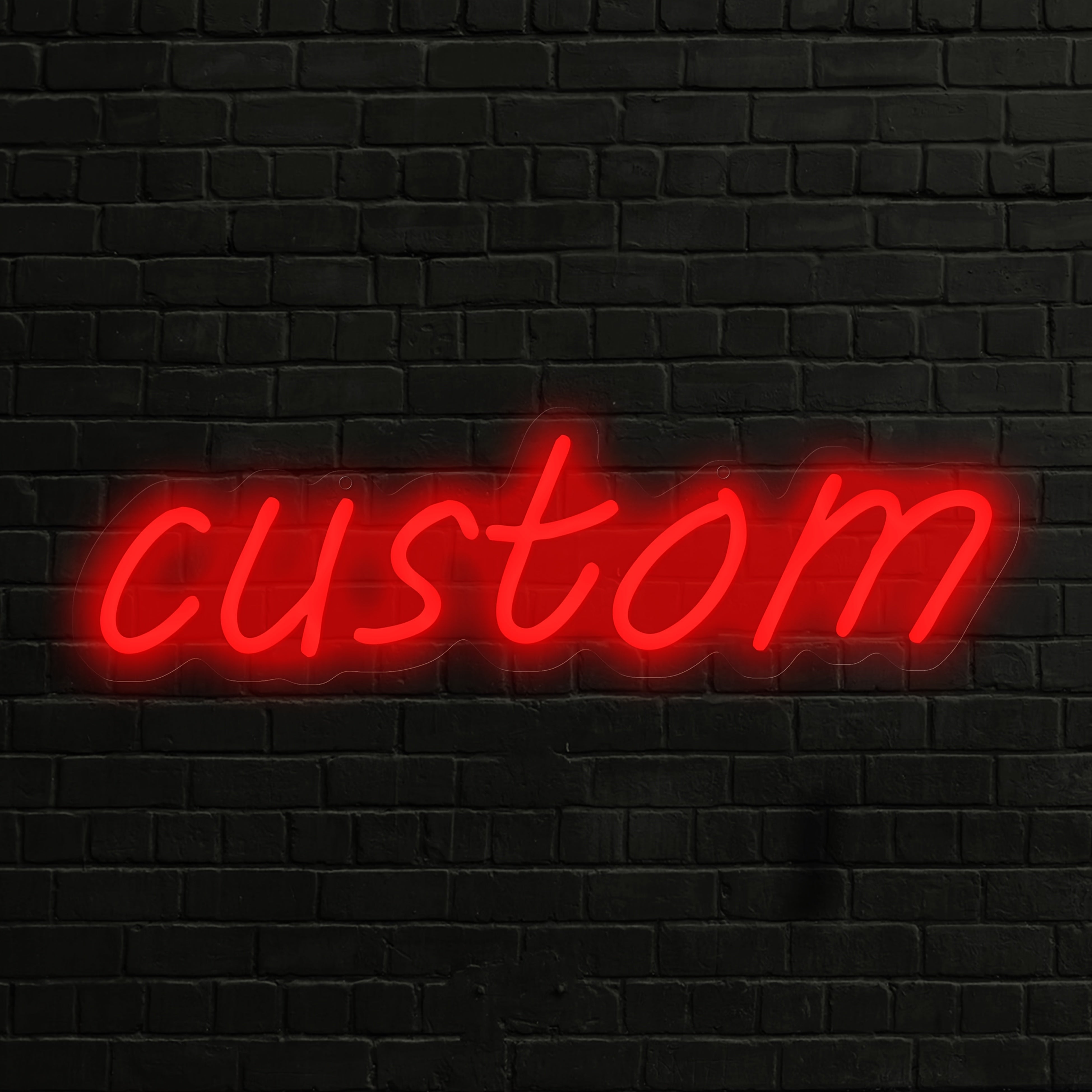 Letrero de neón USB personalizable con interruptor regulable para iluminación personalizada