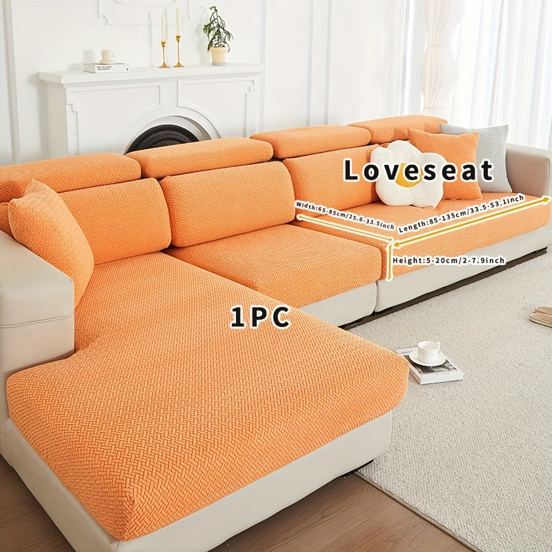 Чехол на диван для украшения гостиной, водонепроницаемый растягивающийся чехол на диван 70x70 дюймов