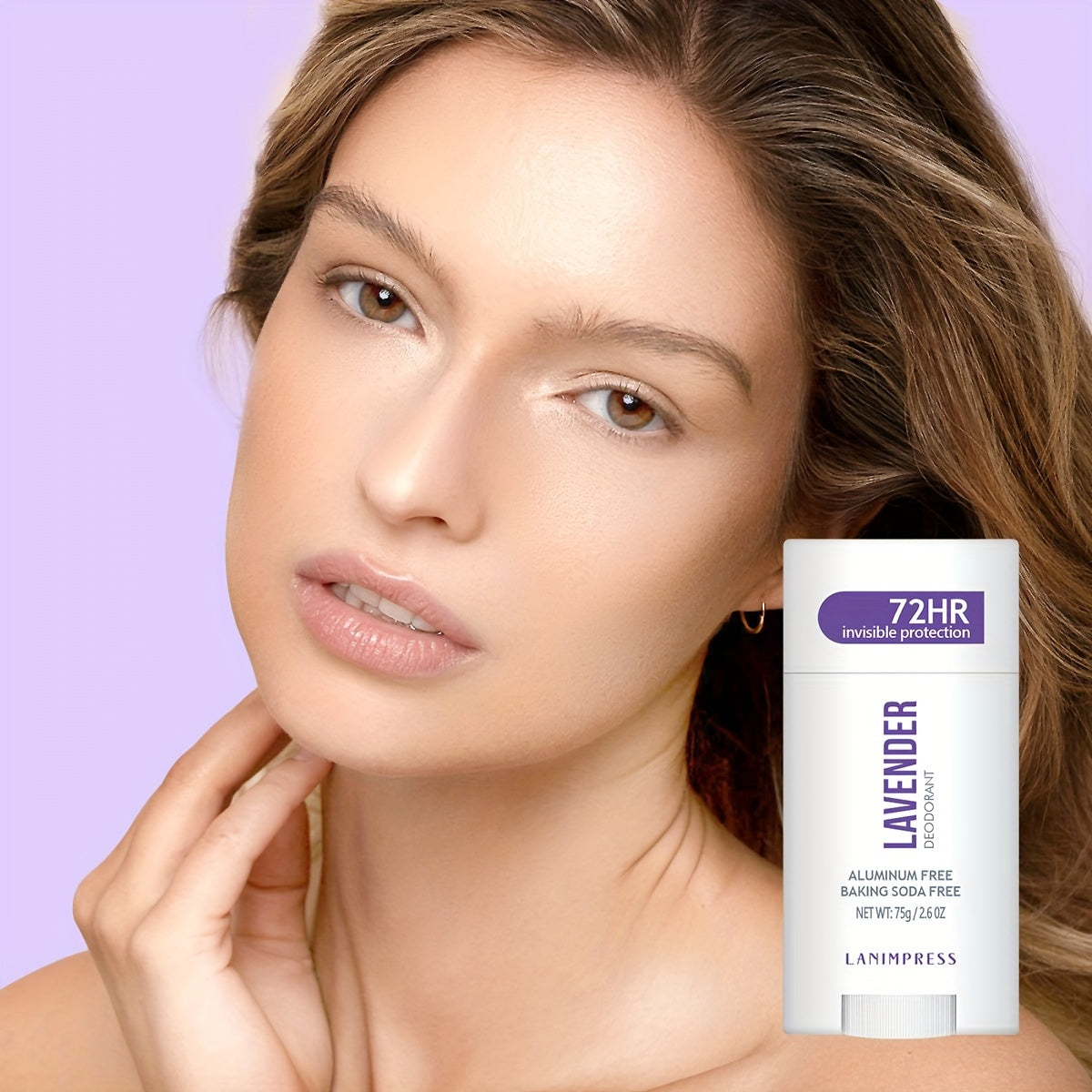 2.6oz Lavanda Deodorant Qalam - Faol turmush tarzlari uchun uzoq muddatli himoya, yangilovchi hid, tinchlantiradi va namlaydi.