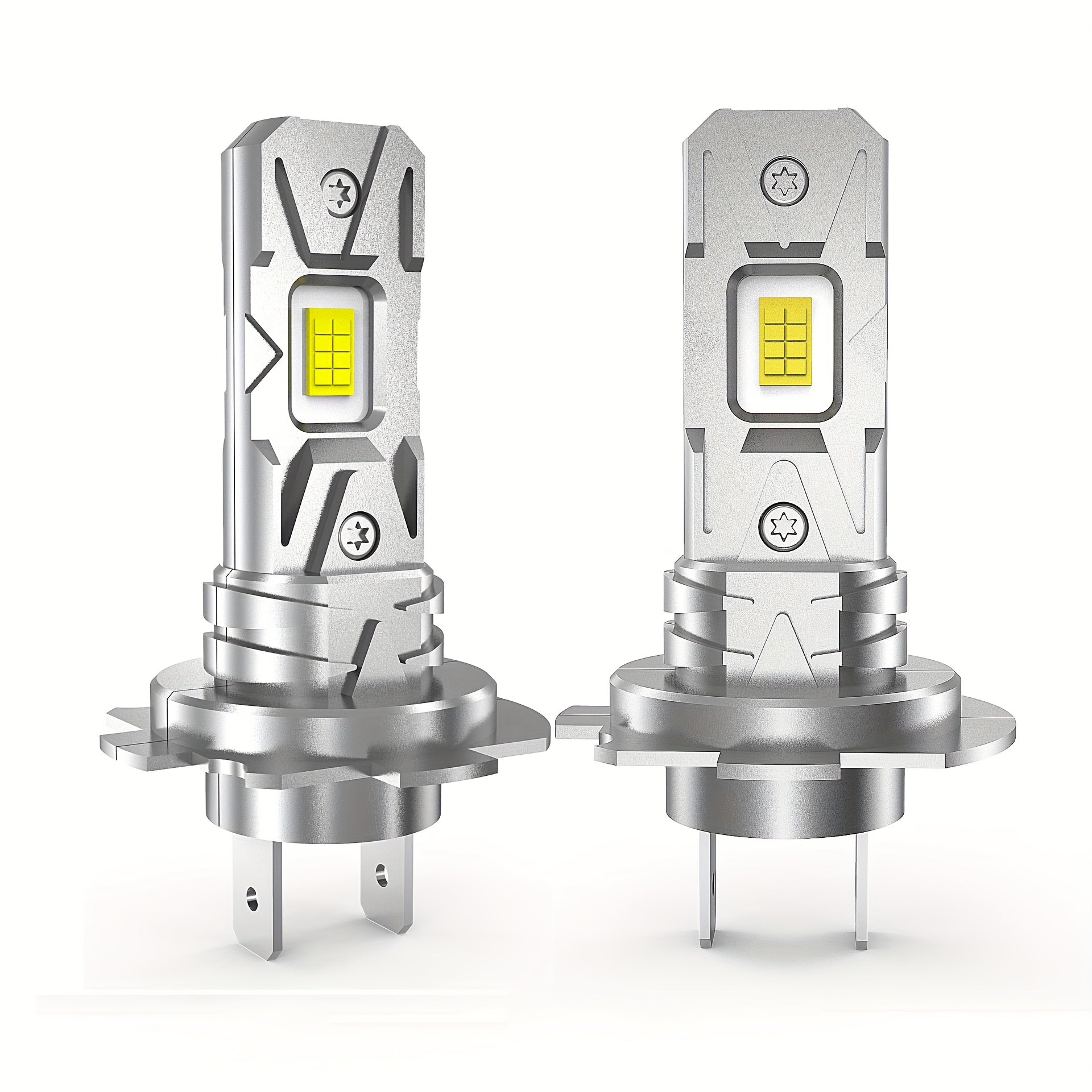 2 шт. по 100 Вт LED-лампочки для головного света H7, ярко-белые, высокоинтенсивные автомобильные фары