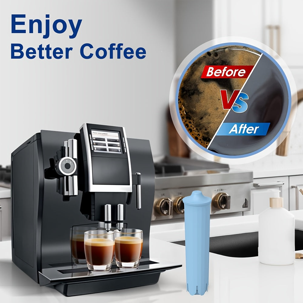 Water Filter Replacement 1/2/4 Pack for Coffee Machines Blue Capresso