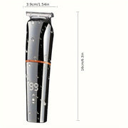 Мужской набор для ухода 11-в-1, перезаряжаемый USB, моющийся триммер для волос и инструменты для укладки