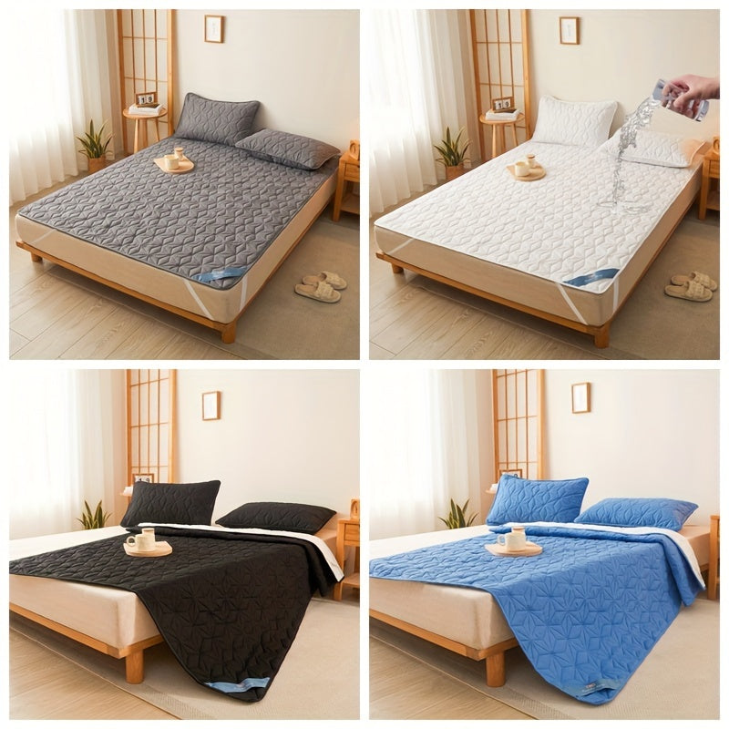 Водонепроницаемый тонкий матрасник с защитой от пыли и пятен. Идеально подходит для использования в качестве подстилки для подгузников. Мягкое и комфортное постельное белье, которое можно стирать в машине для легкого ухода. Наволочка не включена.