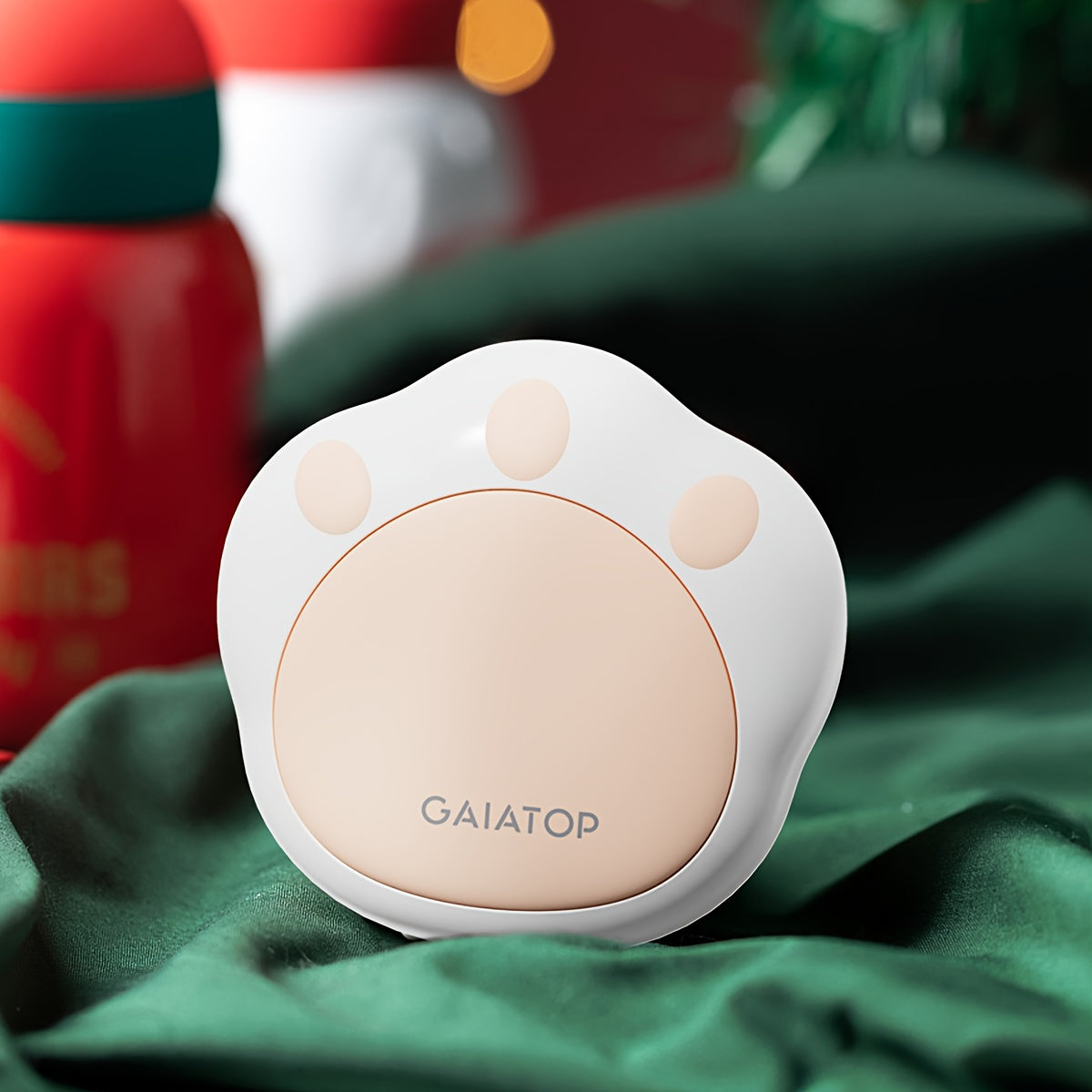 2 ta USB qayta zaryadlanadigan qo‘l issitgichlari, Oq, portativ, sozlanadigan issiqlik