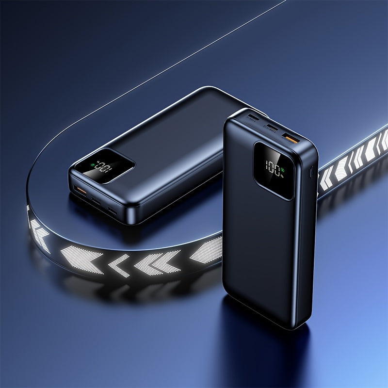 20000mAh Quvvat Banki 22.5W Tez To'ldirish LED Ko'rsatuvli Ikki Kirish va Chiqish Kompakt Portativ