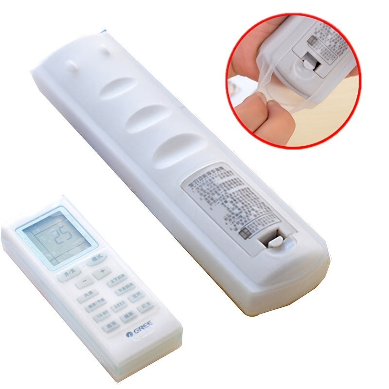 Transparent Silicone Remote Control Cover Waterproof Elastic for TV and AC Remotes