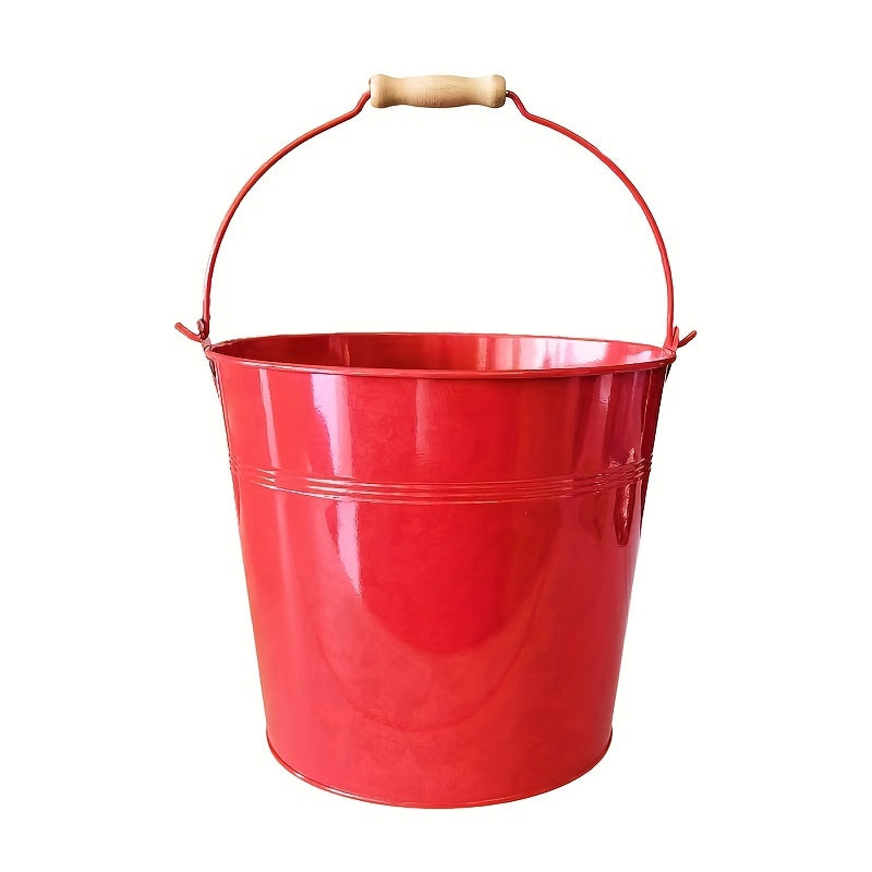 Heavy Duty Stainless Steel Bucket 25.4cm Galvanized Gold for Parties Weddings