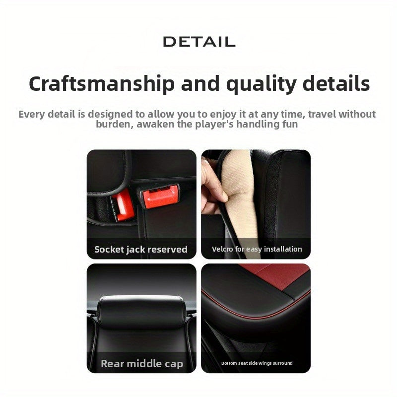 Universal Car Seat Covers Fit 5-Seater Vehicles Durable Easy Maintenance