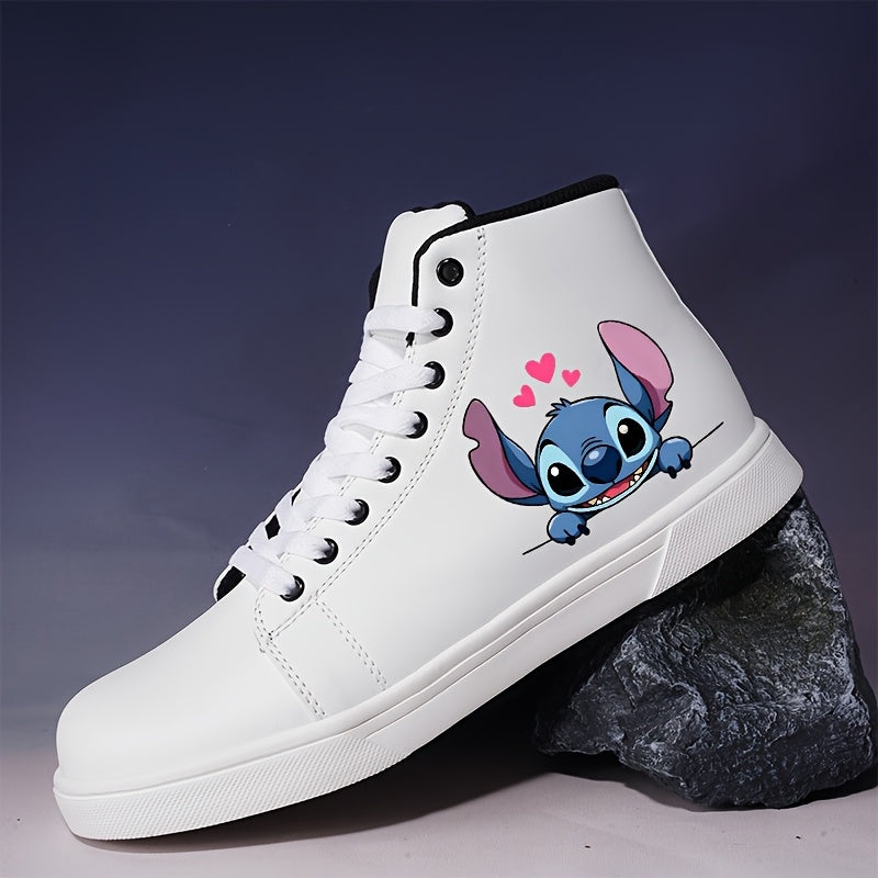 Unisex Canvas Sneakers with Heart Accents and Breathable Sole