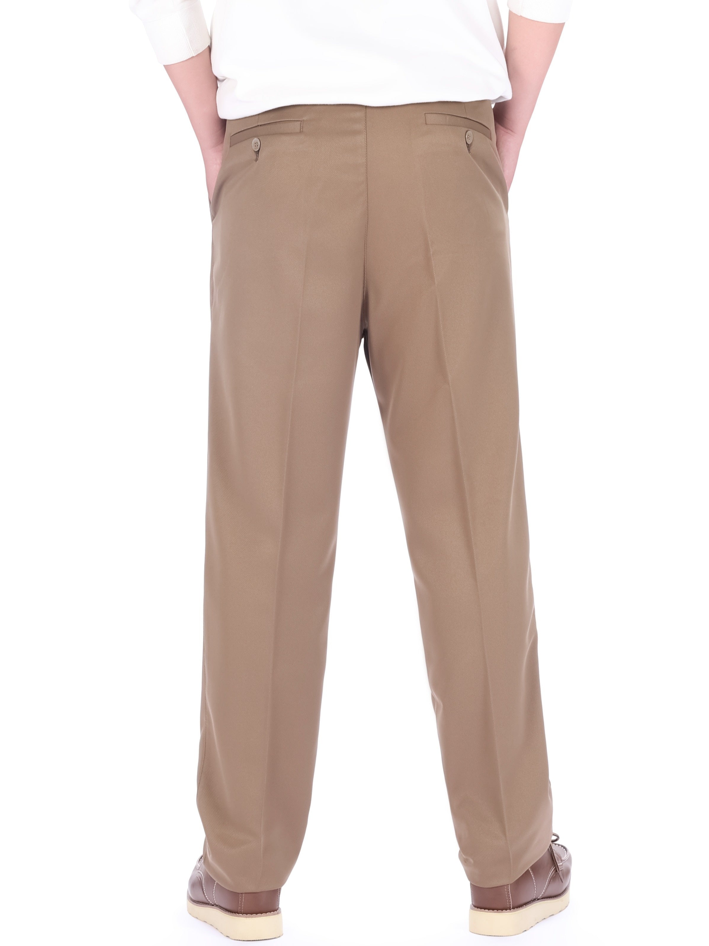 Мужские полиэстеровые брюки большого размера для повседневной работы, однотонные, размеры 0XL до 6XL