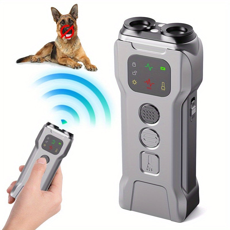 Dog Training Device with Bark Stopper and Screen Lighting