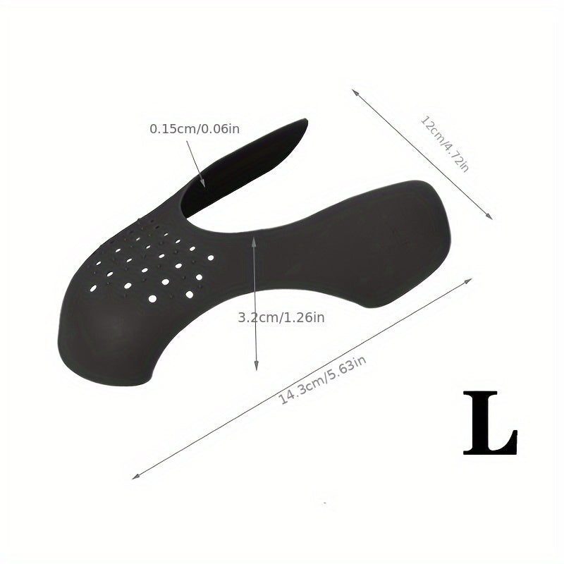 Unisex Adjustable Anti-Wrinkle Shoe Trees Black White Durable Support