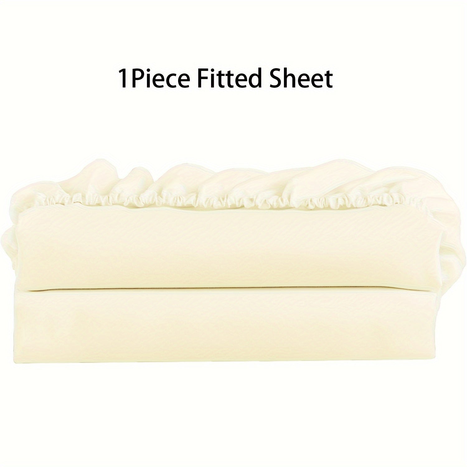 Fitted Sheet Microfiber Deep Pocket Breathable Hypoallergenic Wrinkle-Resistant