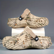Women's Plus Size Camouflage Slip-On Clogs Lightweight Breathable EVA