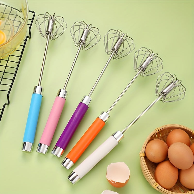 Stainless Steel Hand Egg Whisk for Effortless Beating and Stirring