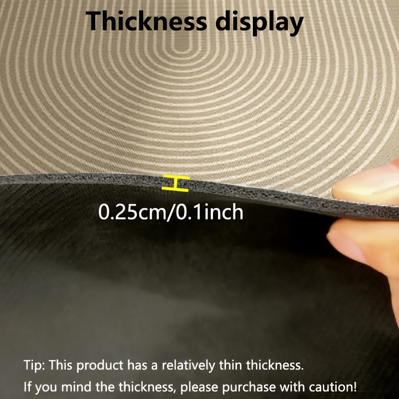 Alfombrilla negra para secar platos que absorbe la humedad rápidamente para encimeras y mesas de cocina