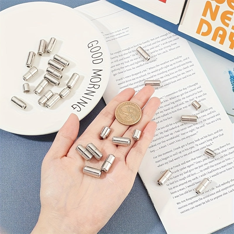 10Pcs Metal Shoelace Locks Alloy Lace Buckle No-Tie Shoe Fixing Accessories