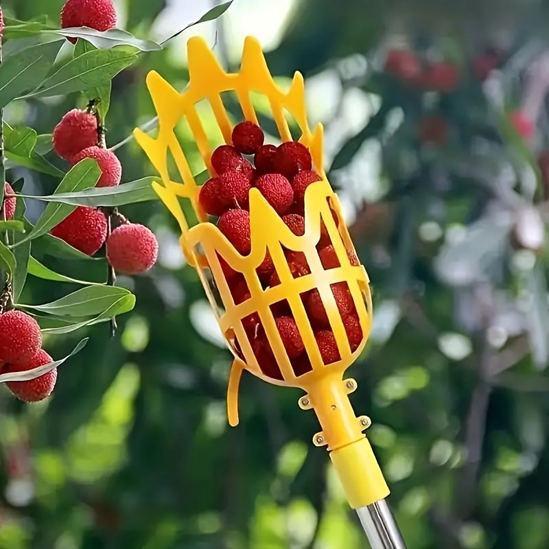 Portable Fruit Picker Head, Hollow Design, Garden Tree Fruit Picking Tool
