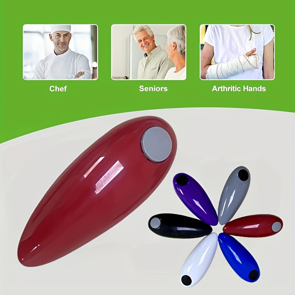 Avtomatik banko va shisha ochuvchi funksiyali elektr banko ochgich, qo'ldan foydalanmasdan tortish tugmasi, 2 AA batareyasi bilan ishlovchi (batareyalar kiritilmagan), bardoshli plastmassa material, uchun mukammal