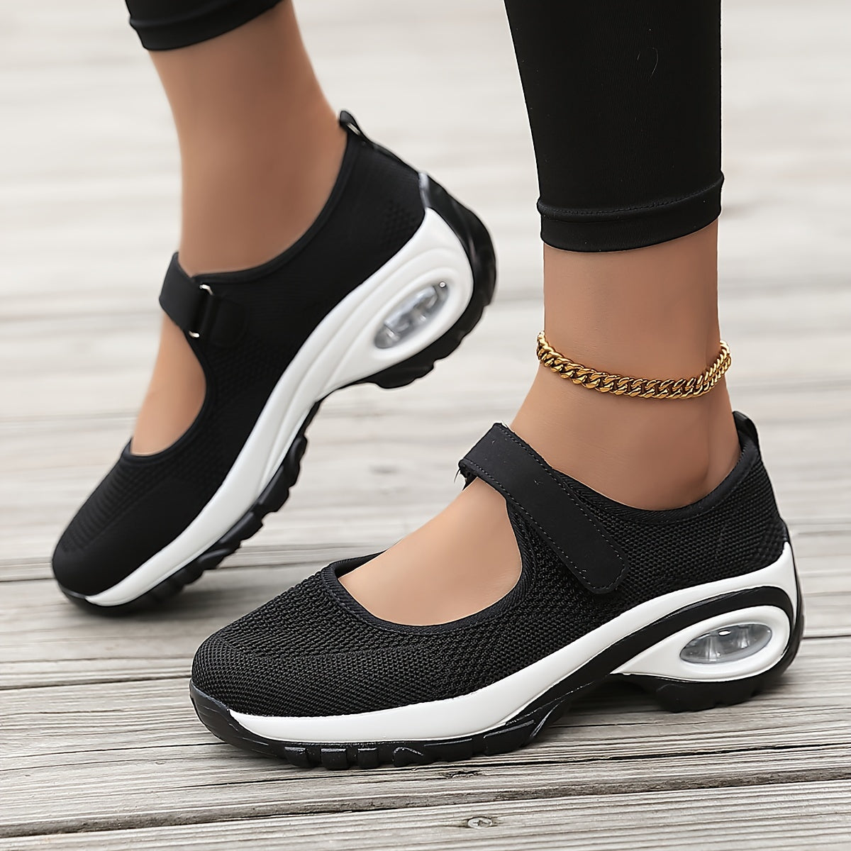 Women's Mesh Wedge Sneakers Breathable Cushion Walking Shoes Plus Size