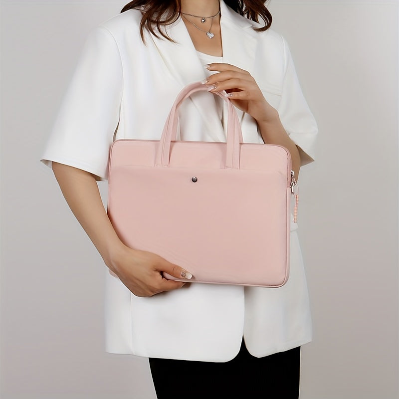 Large Capacity Waterproof Nylon Laptop Bag for Office School and Travel