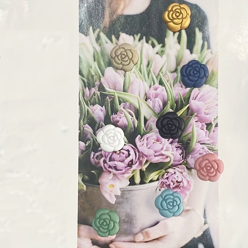 Set of 4 Middle Eastern-Inspired Magnetic Brooches for Scarves and Hijabs