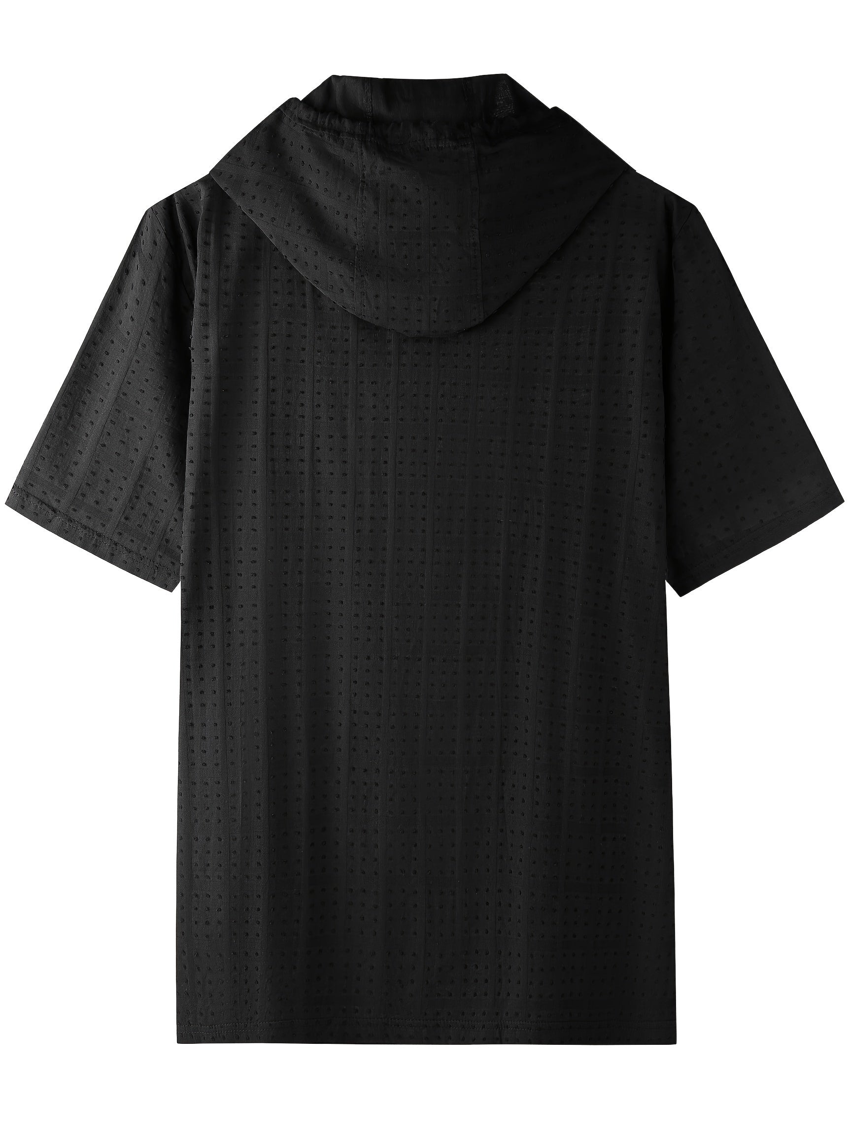 Erkaklar uchun katta o'lchamdagi fermuarlı kapüşonli futbolka, yozgi tasodifiy moda, nafas oladigan paxta