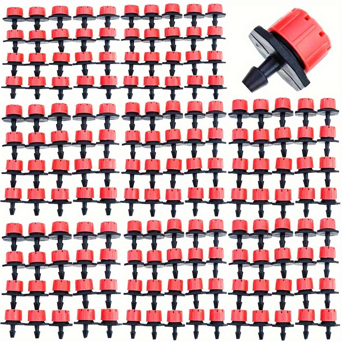 Регулируемые пластиковые капельницы для системы полива 50-500 штук