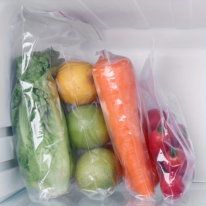 100 Gallon Plastic Ziplock Bags for Food Storage and Household Organization