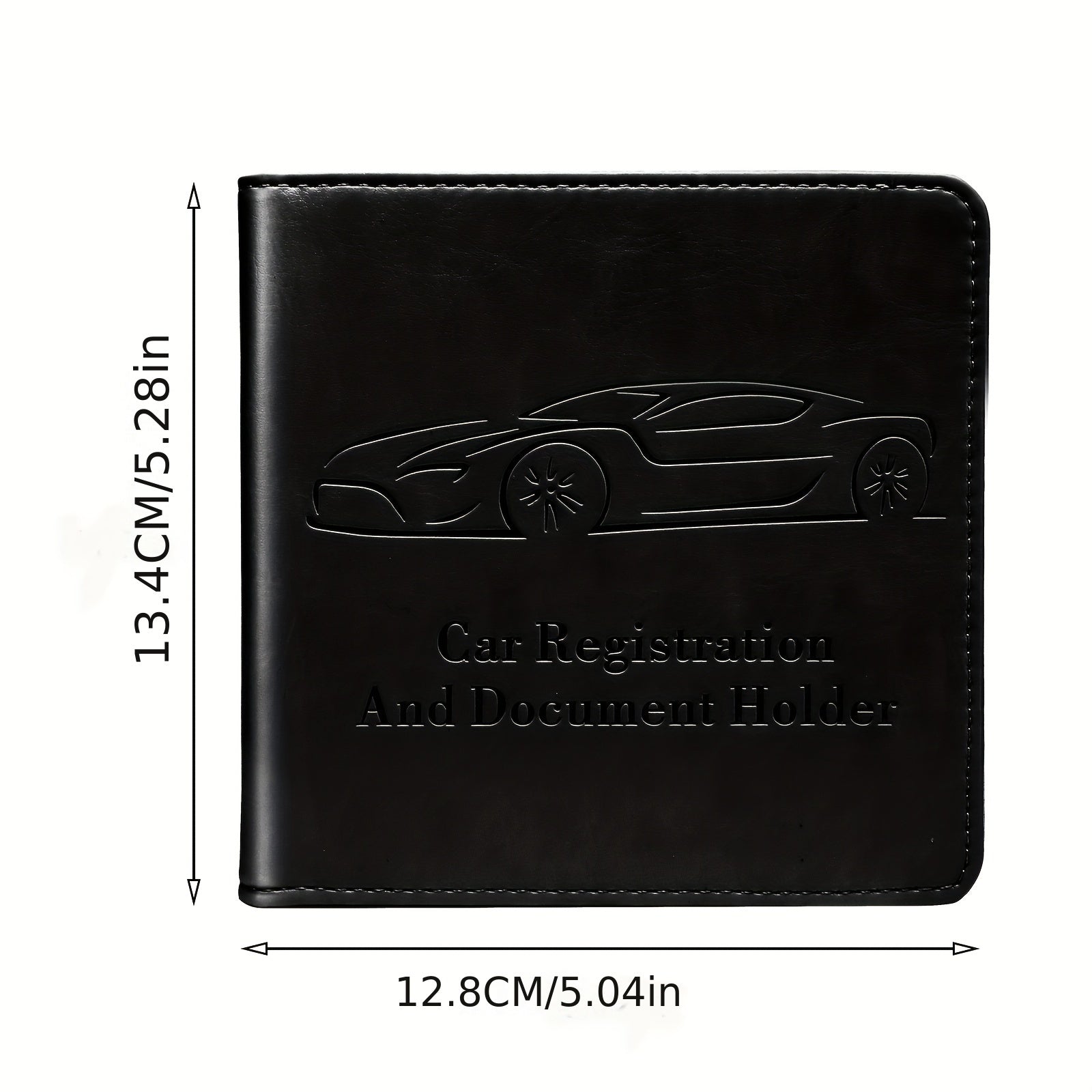 Мужской органайзер для водительских удостоверений и страховки из ПВХ с несколькими отделениями