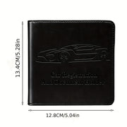 Мужской органайзер для водительских удостоверений и страховки из ПВХ с несколькими отделениями