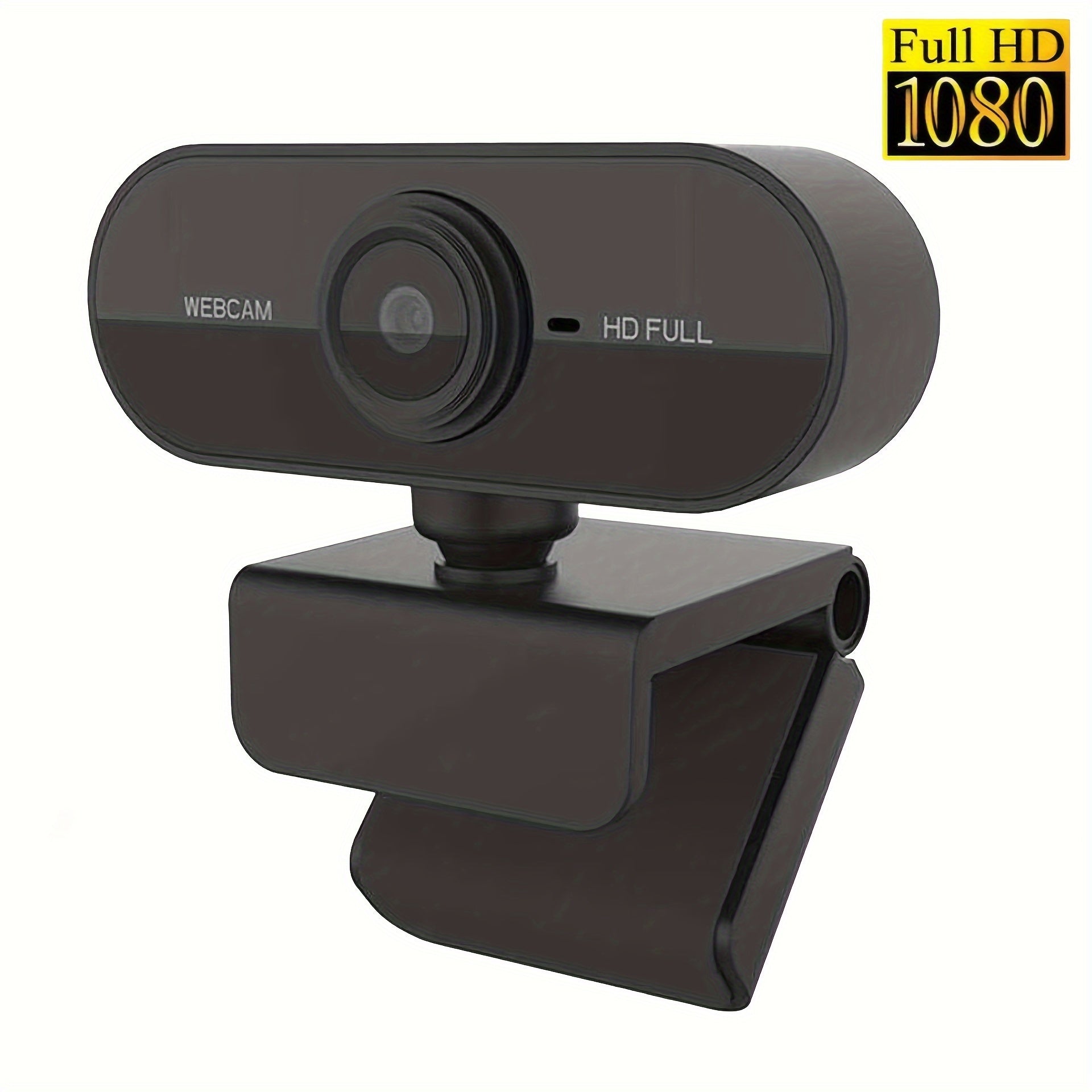 1080p HD vebkamerasi mikrofon bilan, fisheye linza, avtomatik fokus, onlayn darslar va konferensiya videolari uchun